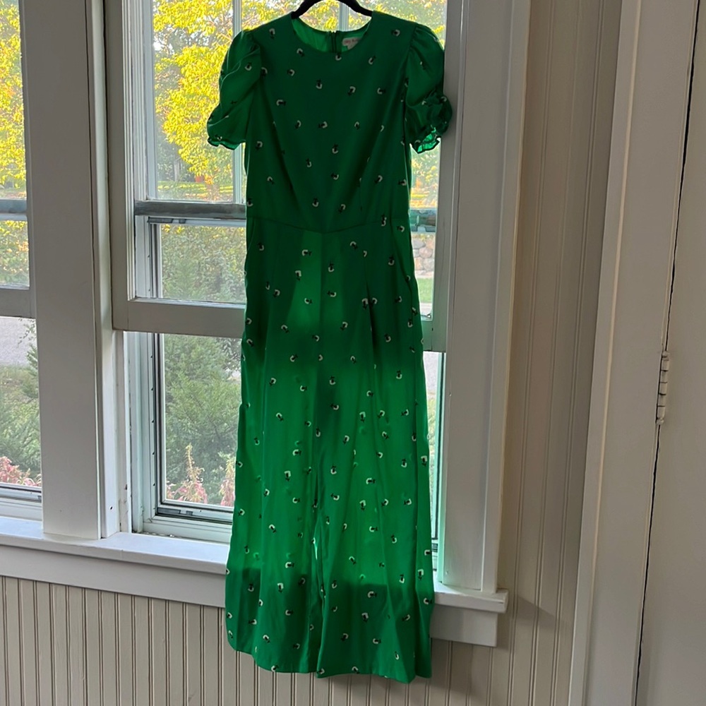 Green Full-length Romper